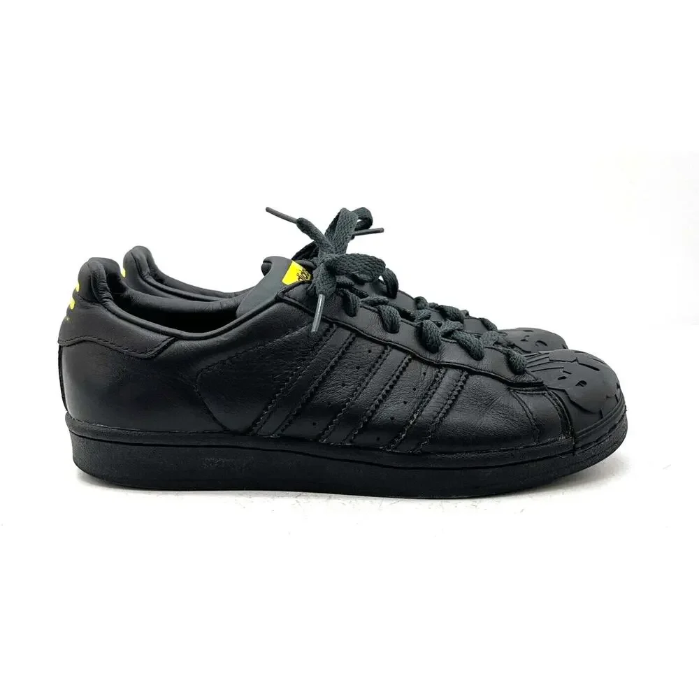 ADIDAS Pharrell Williams Superstar S83347 Men's Shoes US Size 5 1/2 Black